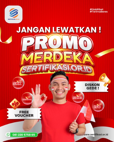 Promo Merdeka SERTIFIKASI.OR.ID 2025